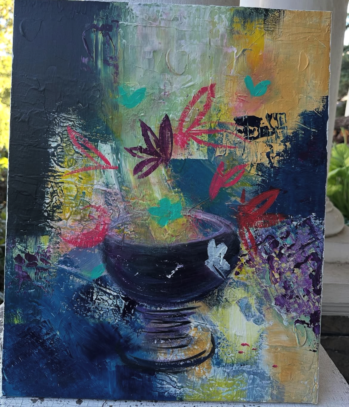 Joyful, 16 x 20 acrylic on canvas